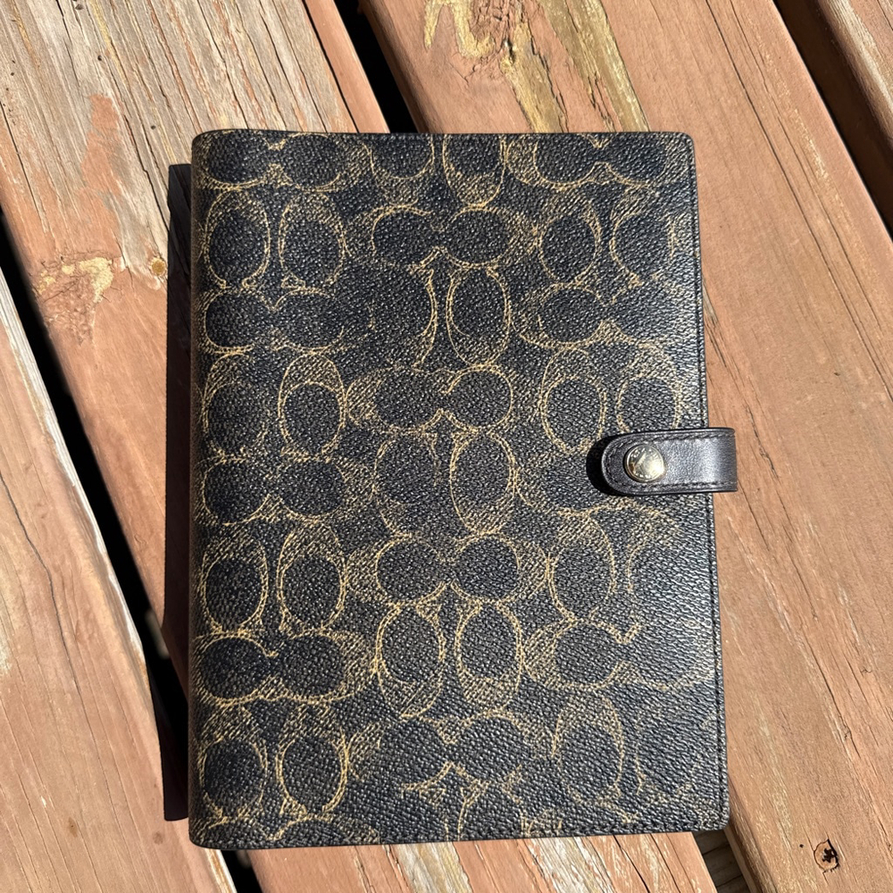 NEW Coach Notebook in Loved Canvas CDX99 NWT